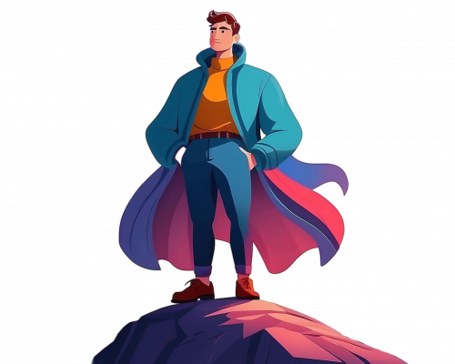 confident-mountain-selflove-vector-illustration